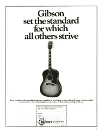 Gibson J-160E - Gibson Set the Standard for Which All Others Strive