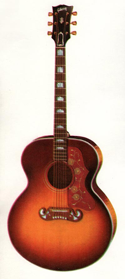 Gibson J-200 Super Jumbo acoustic guitar from the 1966 Gibson catalog