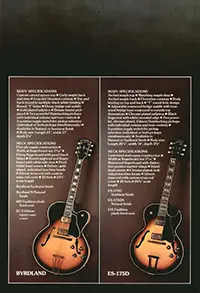 1975 Gibson Custom Order & Electric Acoustic series guitar catalog page 11