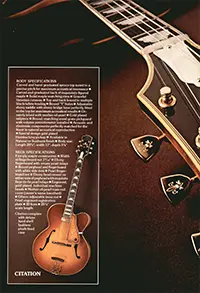 1975 Gibson Custom Order & Electric Acoustic series guitar catalog page 4