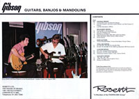 The Gibson Les Paul Pro Deluxe appeared on page 2 of the 1981 Rosetti (UK) Gibson catalogue