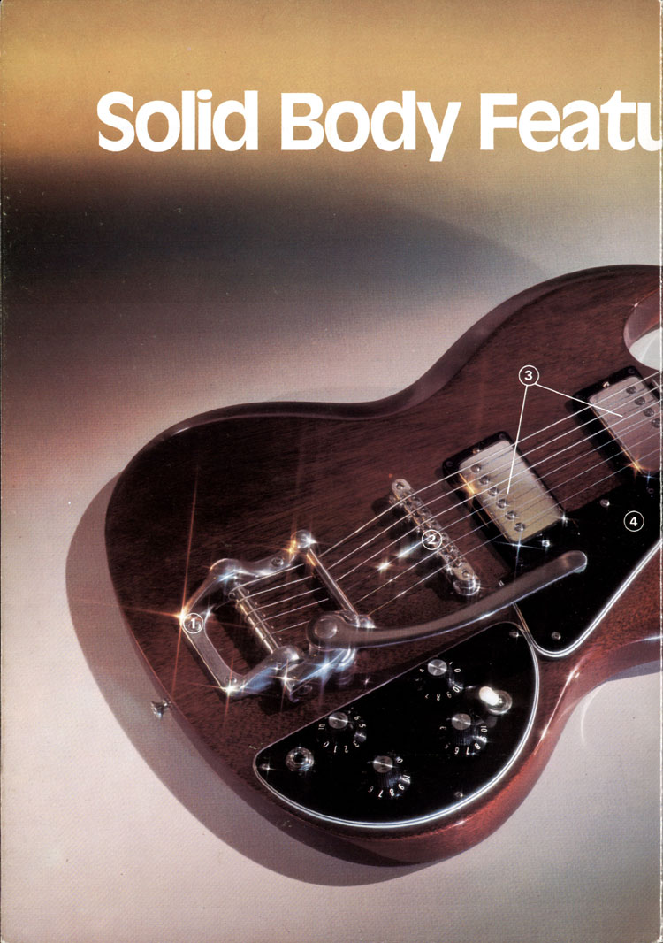 RD Series by Gibson guitar and bass brochure, page 2