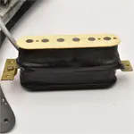 Unmounted Super Stack stacked humbucking pickup, top/side view