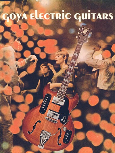 1966 Goya (USA) guitar and bass catalog cover