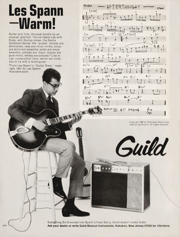 Guild advertisement (1967) Les Spann - Warm