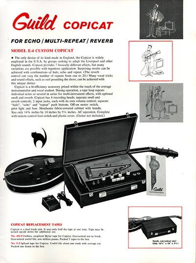 1968 Guild guitar catalog page 15 - Guild Copicat