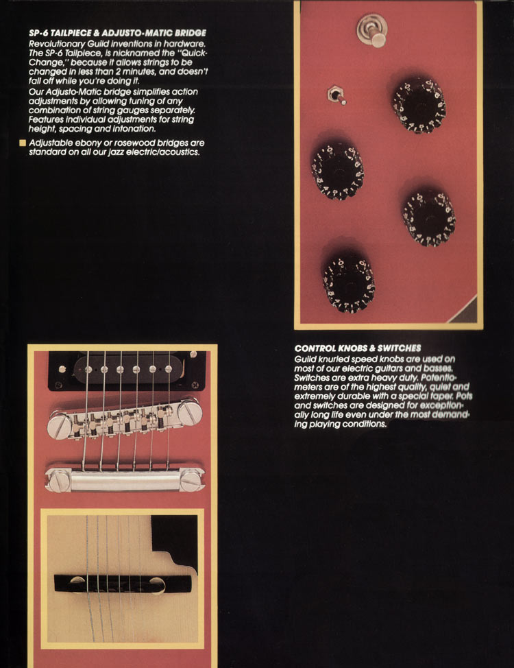 1982 Guild electric guitar catalog, page 15