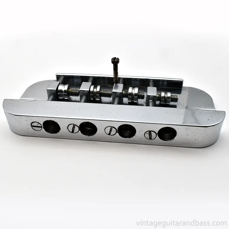 Guild BT-4 bass bridge/tailpiece - rear view