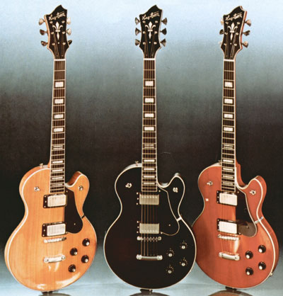 Hagstrom Swede, as shown in the 1975 Hagstrom catalogue
