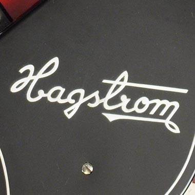 Hagstrom Concord - scratchplate logo detail