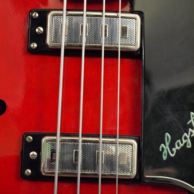 Hagstrom Concord bass - pickup detail