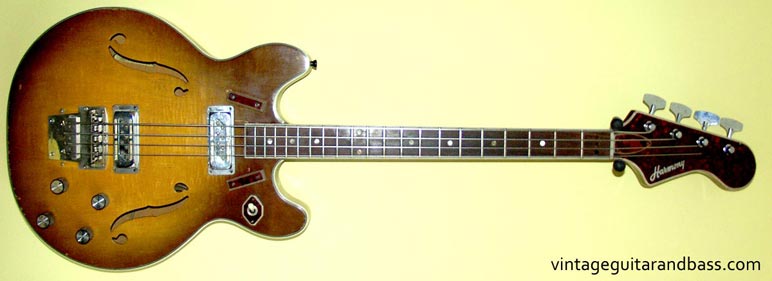 Harmony H27 bass front view