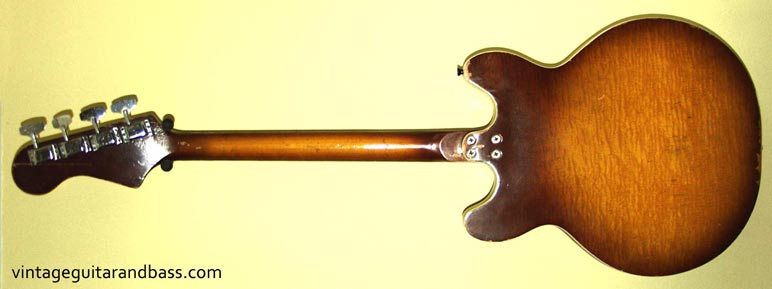 Harmony H27 bass back view