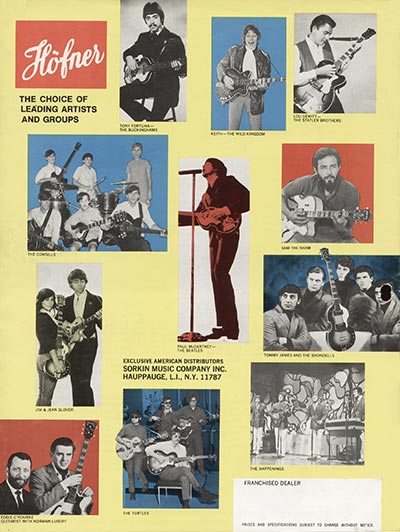 1967 Hofner Fine Professional Guitars And Electric Basses catalog page 16