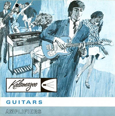 1966 "Kalamazoo Guitars Amplifiers" catalog page 1