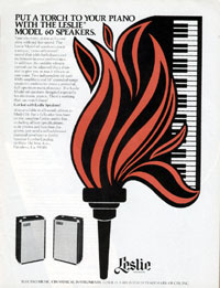 Leslie 60 - Put a Torch to Your Piano with the Leslie Model 60 Speakers