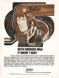 Leslie Amplifiers - Leslie. Keith Emerson Says it Doesn