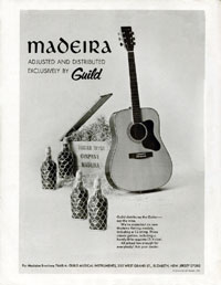Madeira Guitars - Madeira - Adjusted and Distributed Exclusively by Guild