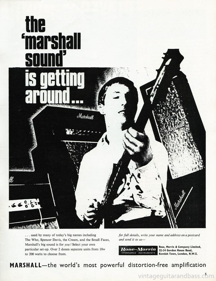 Rose Morris Marshall advertisement 1967