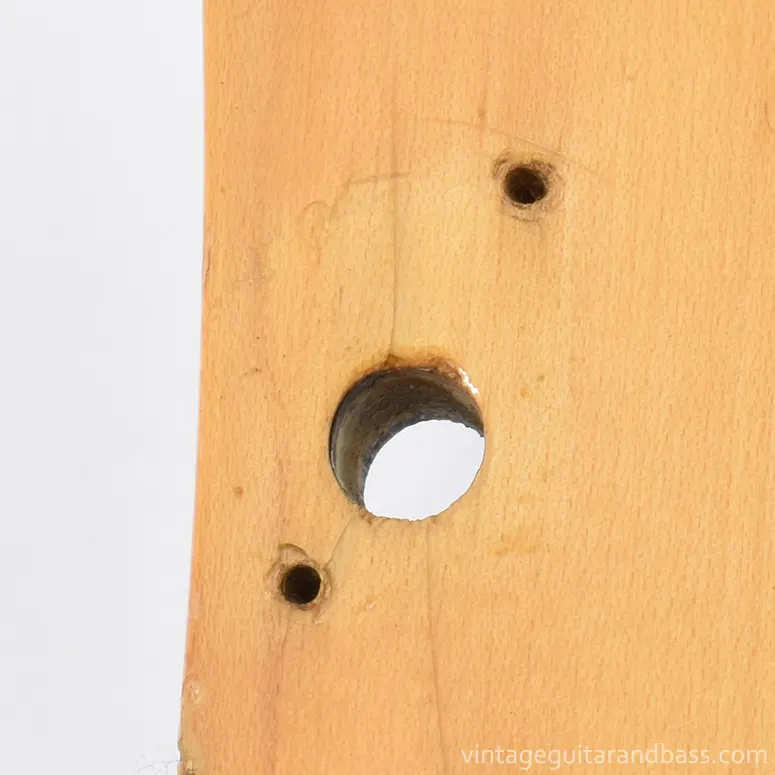 Tuner hole with an (approximately) 8mm diameter