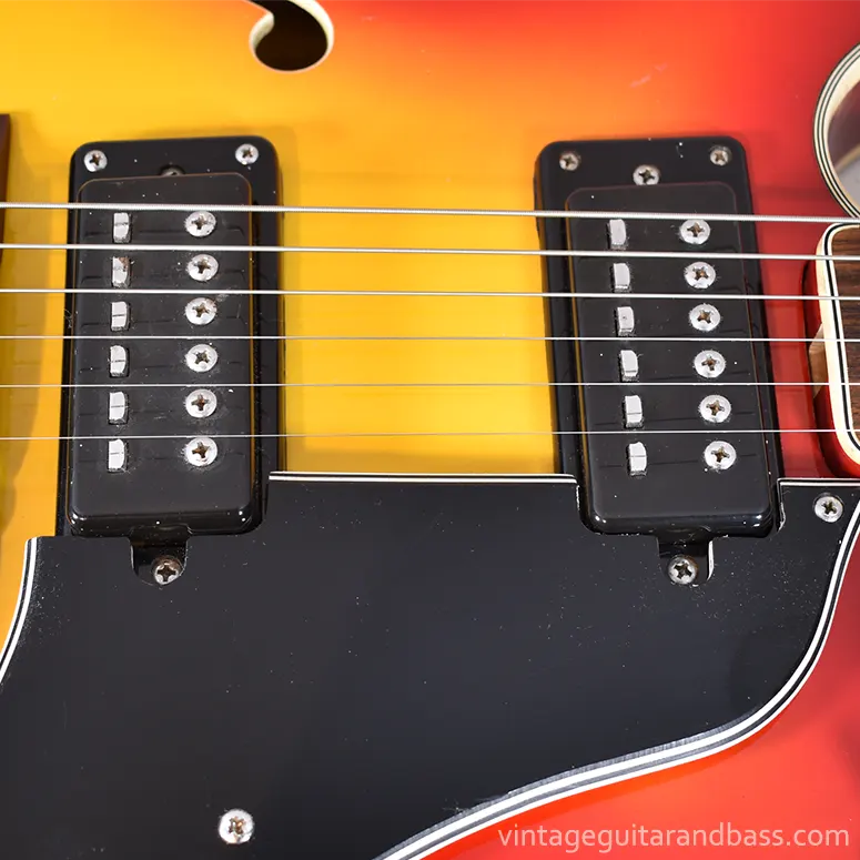 Matsumoku staple pickups fitted to a Commodore N25