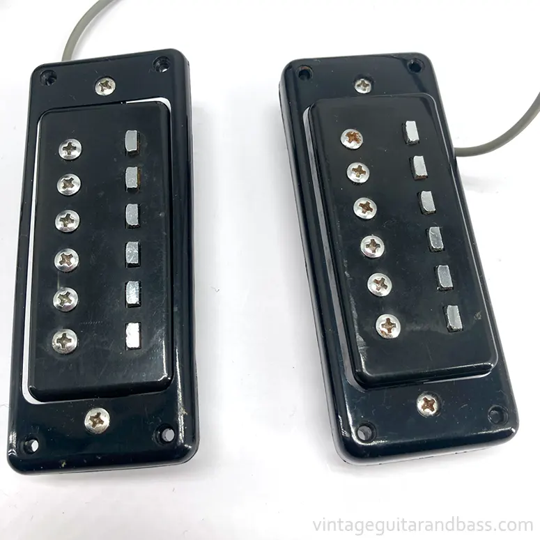 Matsumoku staple pickups removed from the guitar