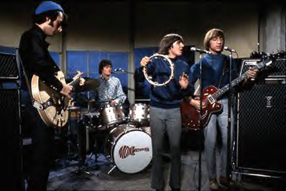 Peter Tork of the Monkees playing a Gretsch 6073