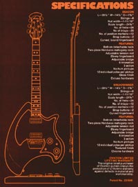 1975 Ovation Solid Bodies catalog page 4