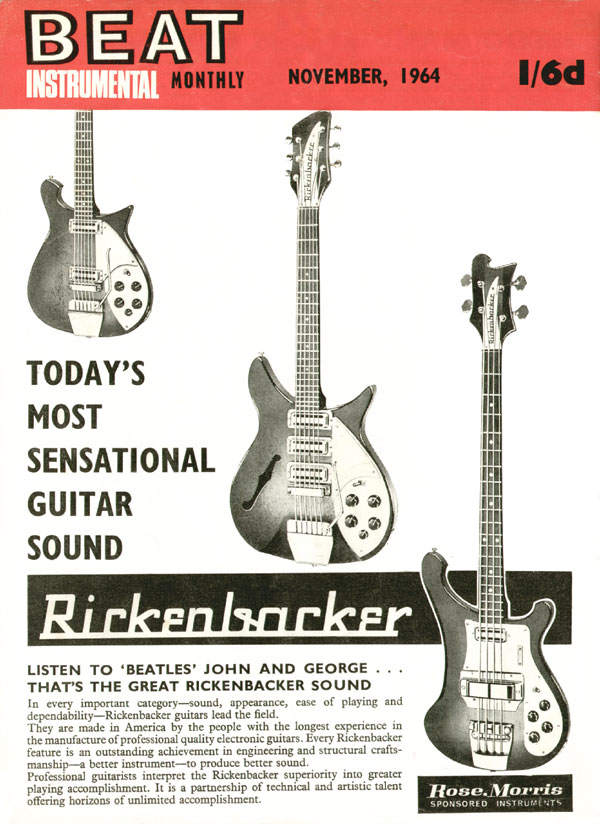 Rickenbacker advertisement (1964) Todays Most Sensational Guitar Sound