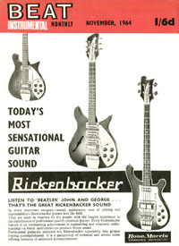 Rickenbacker advertisement (1964). Featuring the 1999 Rickenbacker export bass