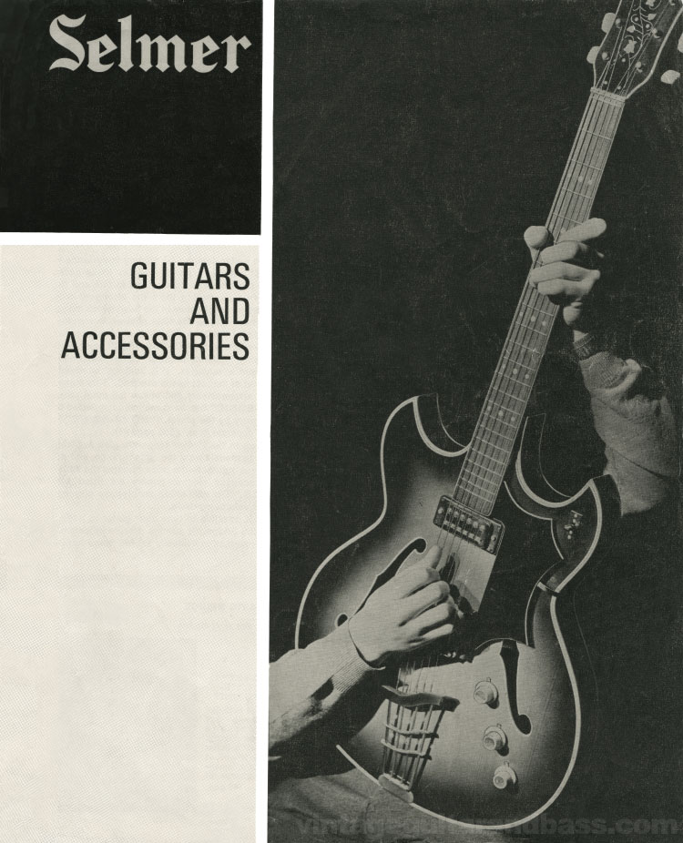1965/66 Selmer "Guitars and Accessories" catalog: front cover
