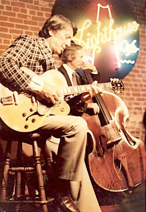 Tal Farlow performing with his prototype Tal Farlow guitar in 1982