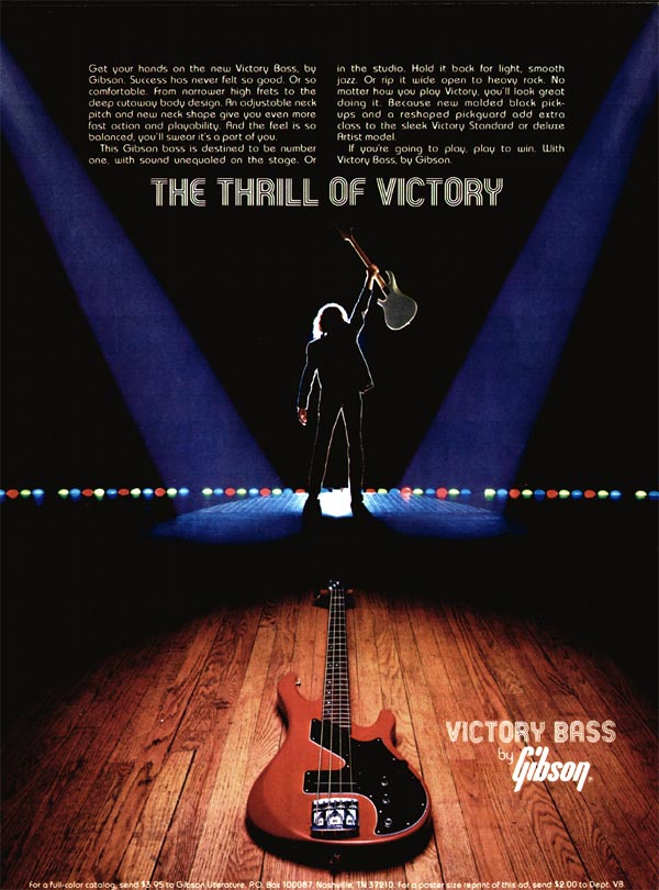 Gibson advertisement (1981) The Thrill of Victory