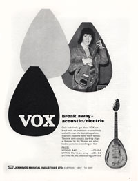 Vox Spitfire Mk. VI - Breakaway Acoustic / Electric