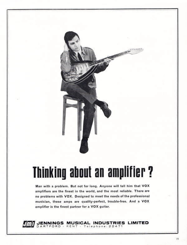 Vox advertisement (1966) Thinking About an Amplifier?