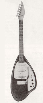 Vox Apache electric guitar - from the Vox "precision in sound" catalogue, 1964