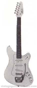 Vox Consort electric guitar - from the Vox "precision in sound" catalogue, 1963