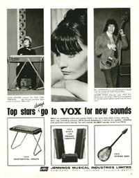 Vox Wyman Bass - Top stars always go to Vox for new sounds