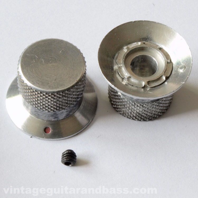 Vox (JMI) metal knurled control knob, part 09-314-0