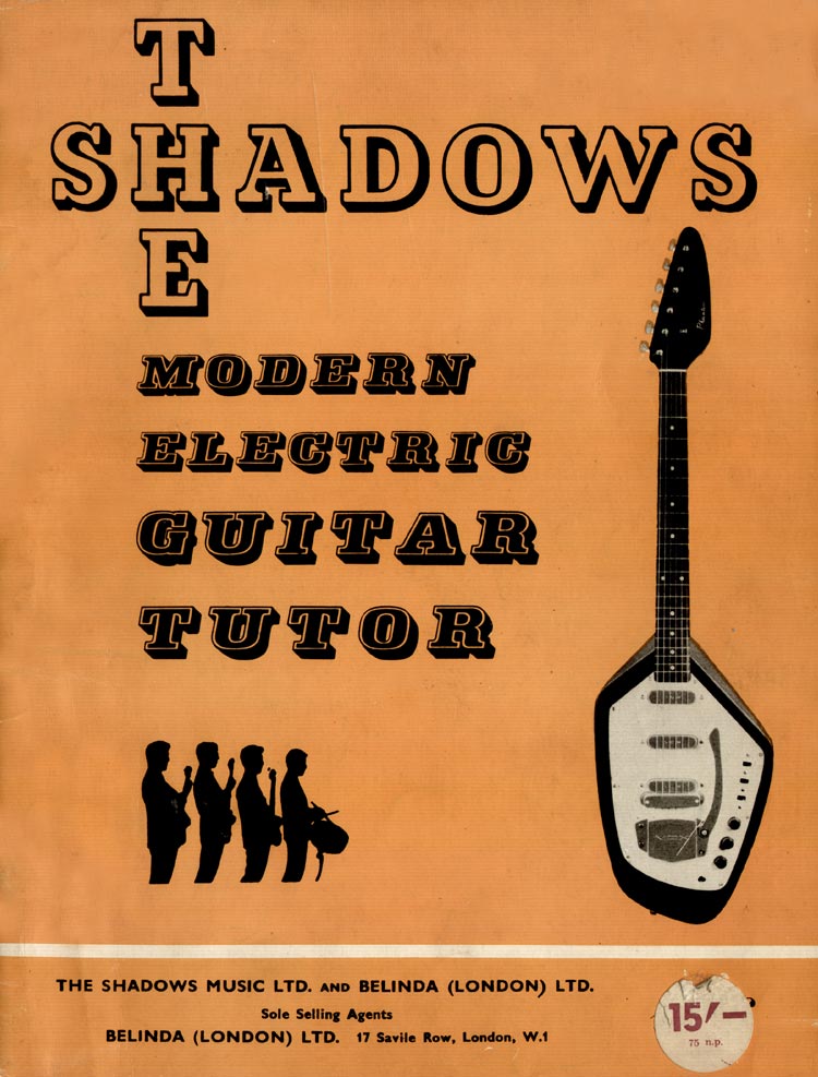 The Shadows modern electric guitar method - front cover
